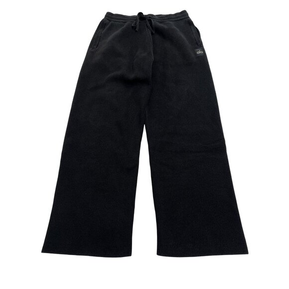 ALO Yoga Pants - ALO Yoga Scholar Straight Leg Sweatpants in Black
